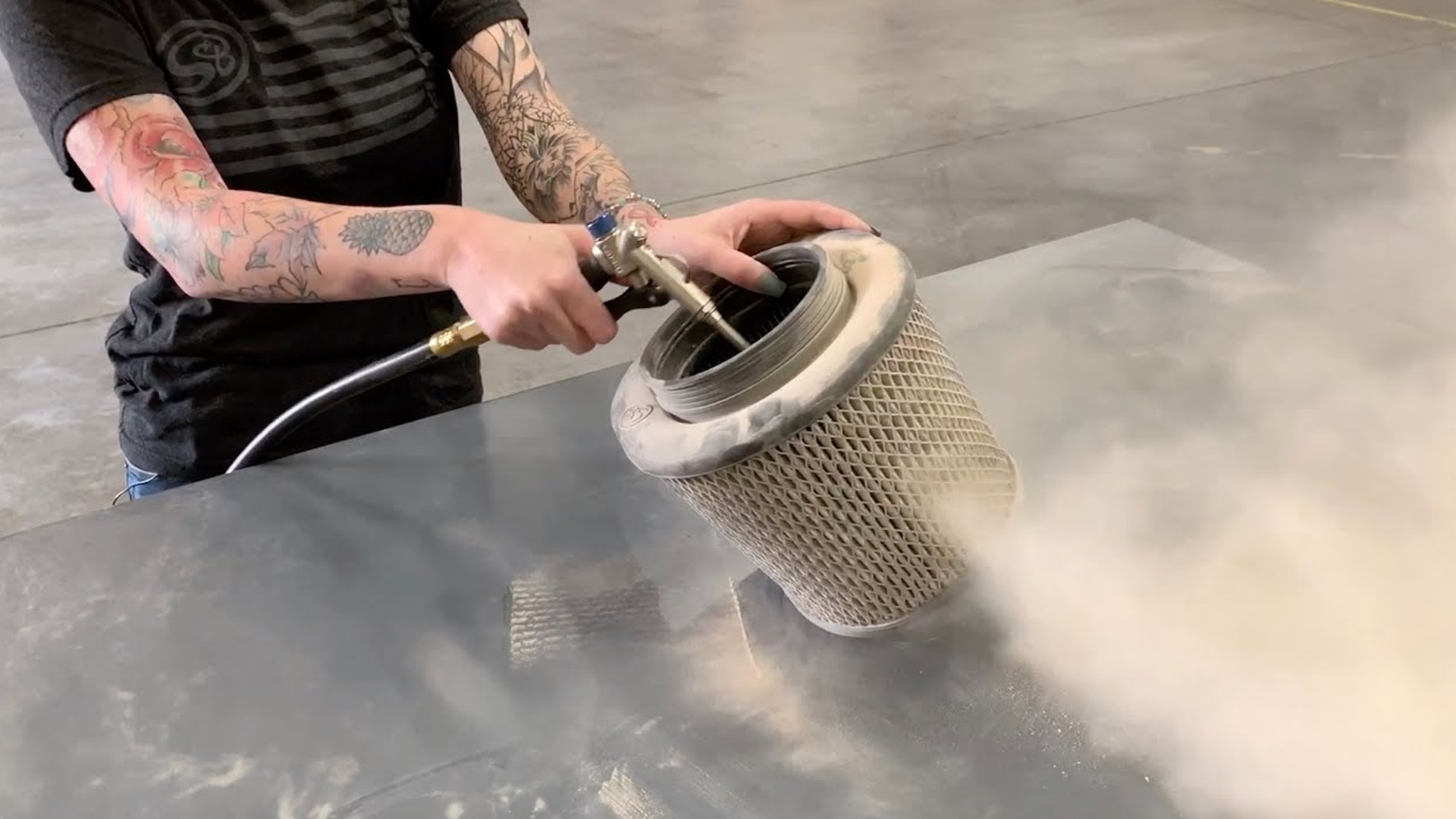 Cleaning & Maintenance of an air filter