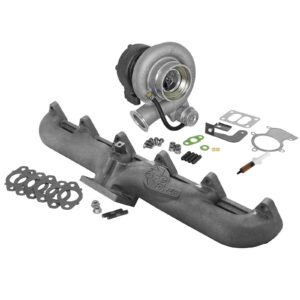 aFe Power AFE-46-60060-MB BladeRunner Street Series Turbocharger w/ Exhaust Manifold Dodge Diesel Trucks 98.5-02 L6-5.9L (td)
