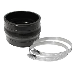 Magnum FORCE AFE-59-00001 Cold Air Intake System Replacement Coupling Kit (4-1/4 IN ID x 3 IN L) Straight Coupler w/ Hump - Black