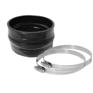 Magnum FORCE AFE-59-00004 Cold Air Intake System Spare Parts Kit (4-3/4 IN ID x 3 IN L) Straight Coupler w/ Hump - Black