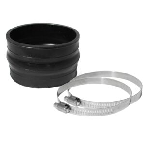 Magnum FORCE AFE-59-00006 Cold Air Intake System Spare Parts Kit (4-1/8 IN ID x 3 IN L) Straight Coupler w/ Hump - Black