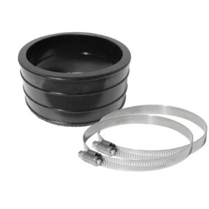 Magnum FORCE AFE-59-00012 Cold Air Intake System Spare Parts Kit (4-3/8 IN ID to 4-1/8 IN ID x 2-1/4 IN L) Straight Reducing Coupler - Black