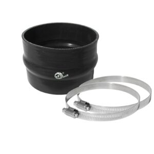 Magnum FORCE AFE-59-00018 Cold Air Intake System Spare Parts Kit (4-1/2 IN ID x 3 IN L) Straight Coupler w/ Hump - Black
