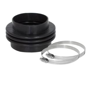 Magnum FORCE AFE-59-00021 Cold Air Intake System Spare Parts Kit (4 IN ID to 4-1/2 IN ID x 3-1/4 IN L) Straight Reducing Bellow-Coupler - Black