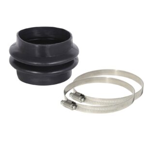 Magnum FORCE AFE-59-00022 Cold Air Intake System Spare Parts Kit (3-1/2 IN ID x 3 IN L) Straight Bellow-Coupler - Black