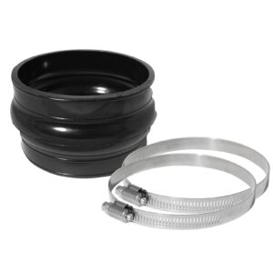 Magnum FORCE AFE-59-00023 Cold Air Intake System Spare Parts Kit (4-1/2 IN ID x 3 IN L) Straight Coupler w/ Hump - Black