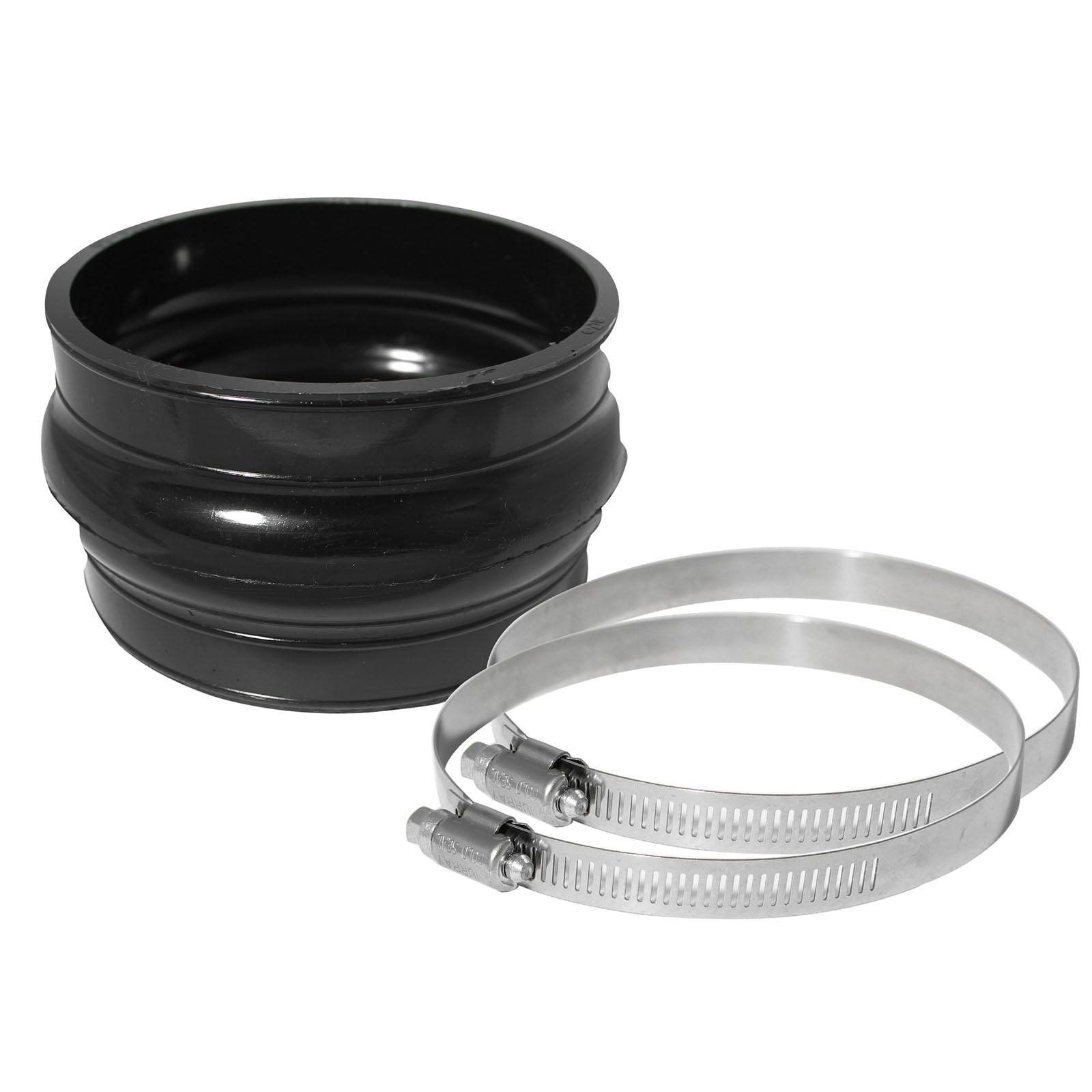 Magnum FORCE AFE-59-00023 Cold Air Intake System Spare Parts Kit (4-1/2 IN ID x 3 IN L) Straight Coupler w/ Hump - Black