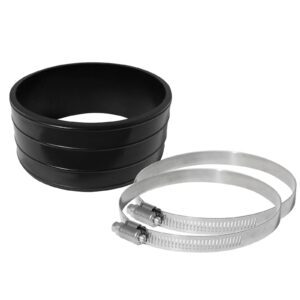 Magnum FORCE AFE-59-00025 Cold Air Intake System Spare Parts Kit (5 IN ID x 2-1/4 IN L) Straight Coupler - Black