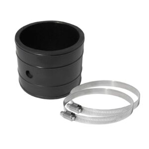 Magnum FORCE AFE-59-00028 Cold Air Intake System Spare Parts Kit (2-3/4 IN ID x 2-1/2 IN L) Straight Coupler w/ Port - Black