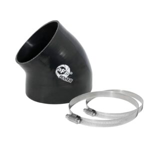 Magnum FORCE AFE-59-00036 Cold Air Intake System Spare Parts Kit (4 IN ID to 3-1/2 IN ID x 49-Deg.) Elbow Reducing Coupler - Black