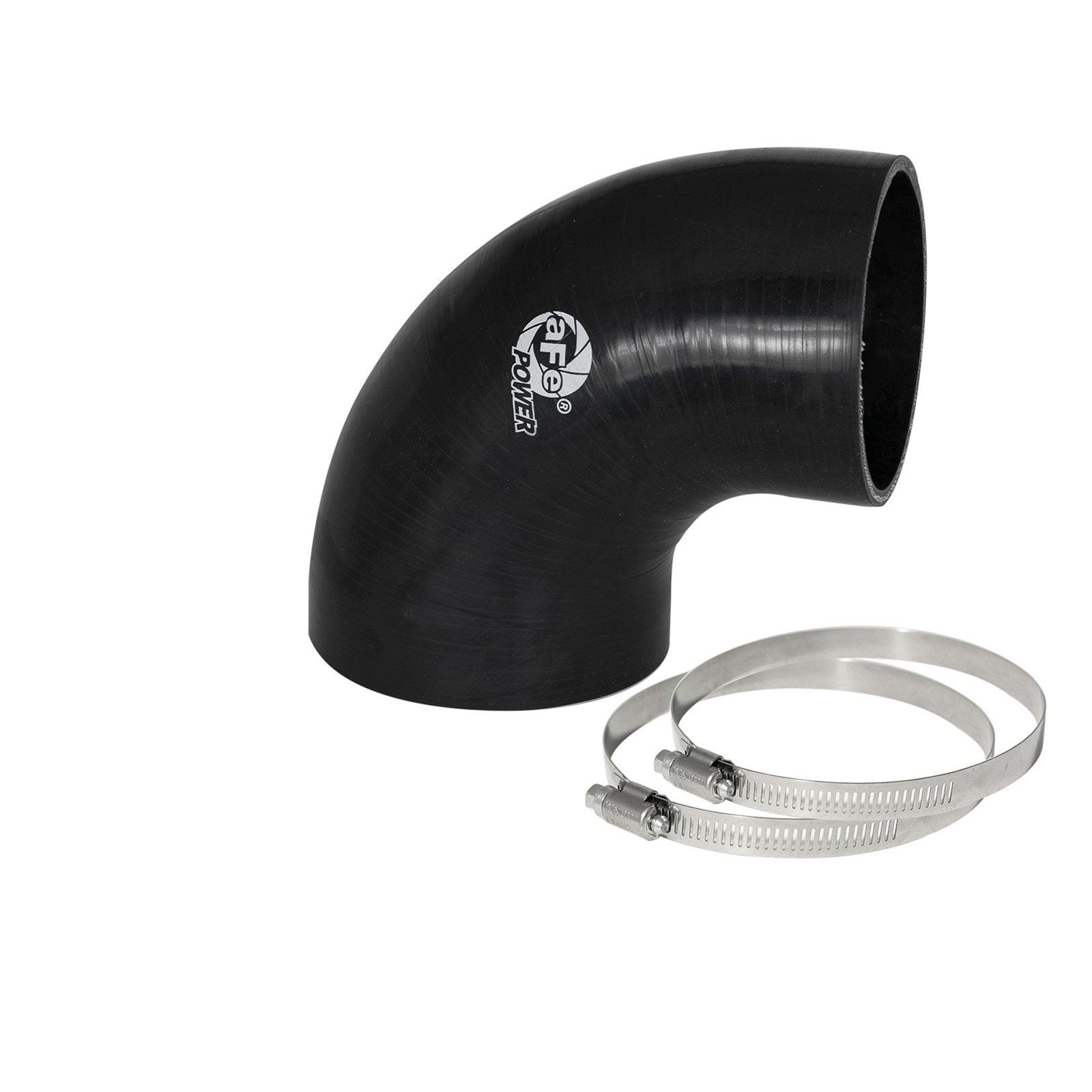 Magnum FORCE AFE-59-00065 Cold Air Intake System Spare Parts Kit (4 IN ID to 3-1/2 IN ID x 90 Deg.) Elbow Reducing Coupler - Black