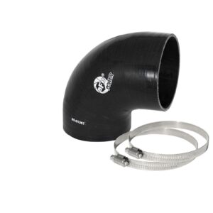 Magnum FORCE AFE-59-00067 Cold Air Intake System Spare Parts Kit (4 IN ID to 3-4/5 IN ID x 90 Deg.) Elbow Reducing Coupler - Black