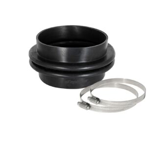 Magnum FORCE AFE-59-00069 Cold Air Intake System Spare Parts Kit (3 IN ID x 90 Deg.) Elbow Coupler - Black