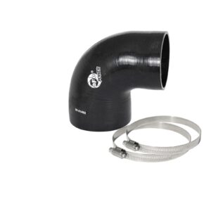 Magnum FORCE AFE-59-00073 Cold Air Intake System Spare Parts Kit (4 IN ID to 3-3/8 IN ID x 90 Deg.) Elbow Reducing Coupler - Black