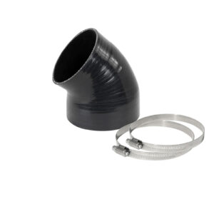 Magnum FORCE AFE-59-00085 Cold Air Intake System Spare Parts Kit (4-1/8 IN ID to 3-1/2 IN ID x 49 Deg.) Elbow Reducing Coupler - Black