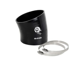 Magnum FORCE AFE-59-00090 Cold Air Intake System Spare Parts Kit (3-1/2IN ID to 3-1/4 IN ID x 15 Deg.) Elbow Reducing Coupler - Black