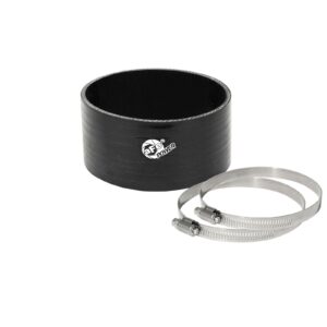 Magnum FORCE AFE-59-00092 Cold Air Intake System Spare Parts Kit (4 IN ID x 2 IN L) Straight Coupler - Black