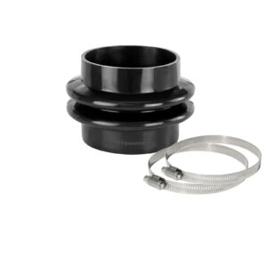 Magnum FORCE AFE-59-00099 Cold Air Intake System Spare Parts Kit (3-1/4 IN ID x 3 IN L) Straight Bellow-Coupler - Black