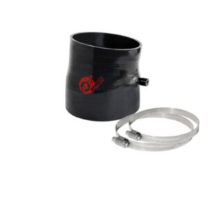 Magnum FORCE AFE-59-00116 Cold Air Intake System Spare Parts Kit (3-3/4 IN ID to 3-1/2 IN ID x 15 Deg.) Elbow Reducing Coupler w/ Port - Black