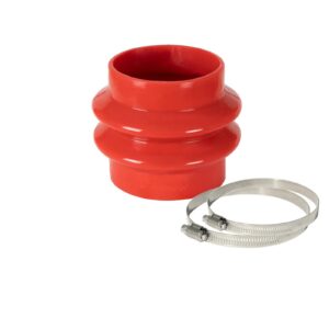 Magnum FORCE AFE-59-00118 Cold Air Intake System Spare Parts Kit (3-1/8 IN ID to 3 IN x 3-1/2 IN L) Straight Reducing Bellow-Coupler - Red