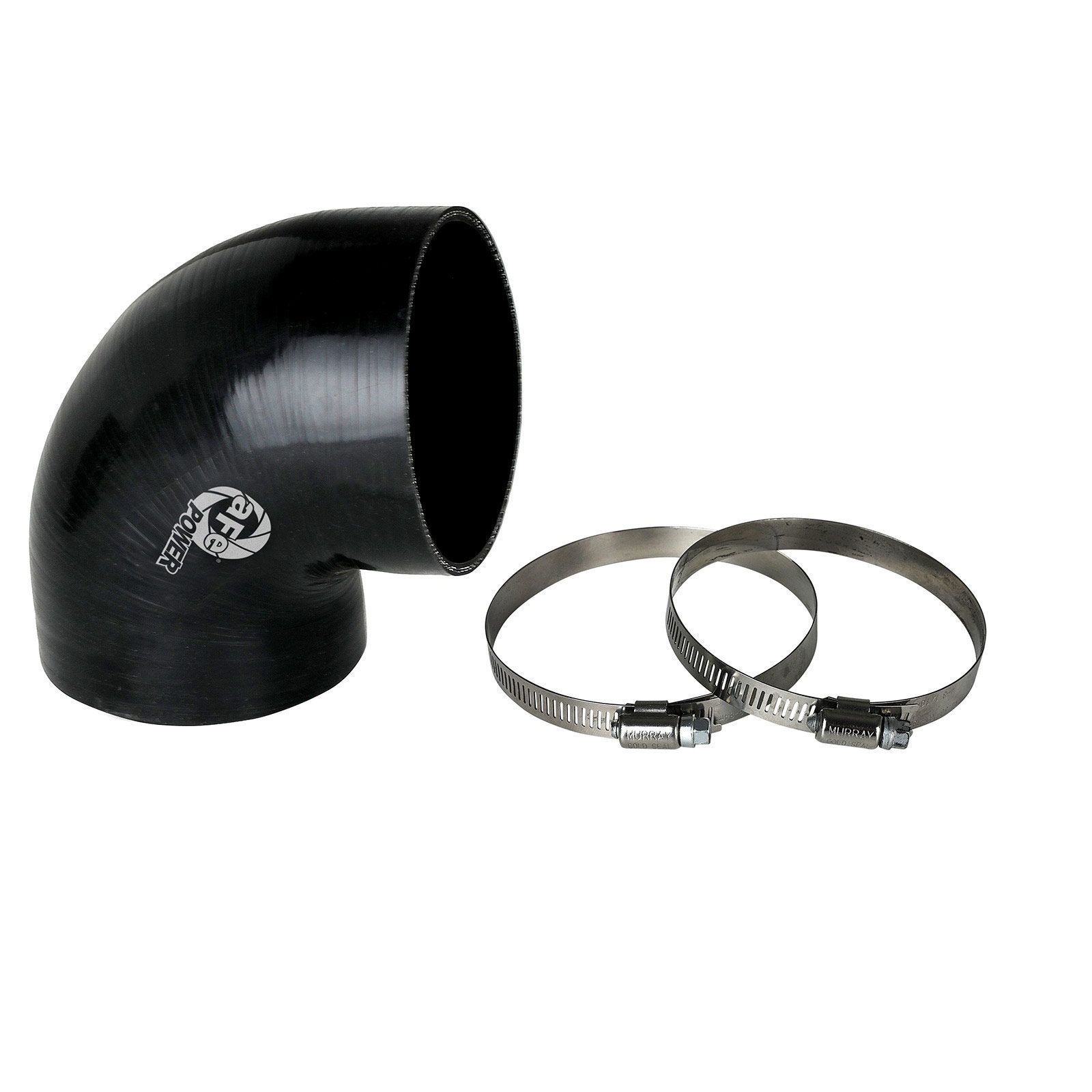 Magnum FORCE AFE-59-00121 Cold Air Intake System Spare Parts Kit (3-3/4 IN ID to 3-1/2 IN ID x 90 Deg.) Elbow Reducing Coupler - Black