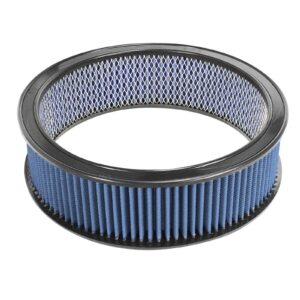 aFe Power AFE-18-11405 Magnum FLOW Round Racing Air Filter w/ Pro 5R Media 14 IN OD x 12 IN ID x 4 IN H w/ Expanded Metal