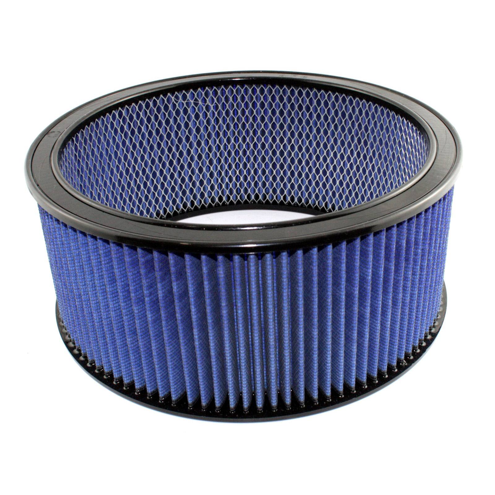 aFe Power AFE-18-11407 Magnum FLOW Round Racing Air Filter w/ Pro 5R Media 14 IN OD x 12 IN ID x 6 IN H w/ Expanded Metal