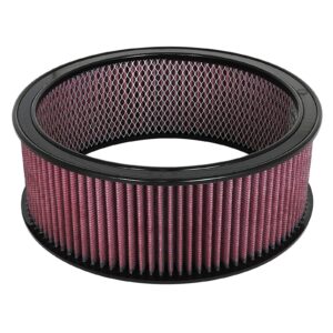 aFe Power AFE-18-11416 Magnum FLOW Round Racing Air Filter w/ Pro 5R Media 14 IN OD x 12 IN ID x 5 IN H w/ Expanded Metal