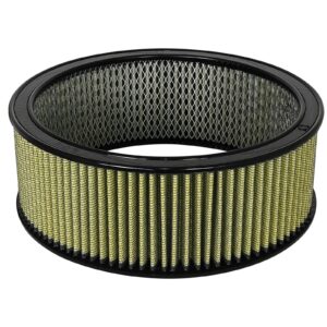 aFe Power AFE-18-11476 Magnum FLOW Round Racing Air Filter w/ Pro GUARD 7 Media 14 IN OD x 12 IN ID x 5 IN H w/ Expanded Metal