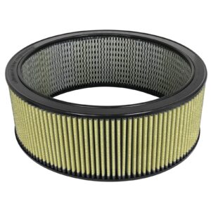 aFe Power AFE-18-11771 Magnum FLOW Round Racing Air Filter w/ Pro GUARD 7 Media 17 IN OD x 14-1/2 IN ID x 6 IN H w/ Expanded Metal