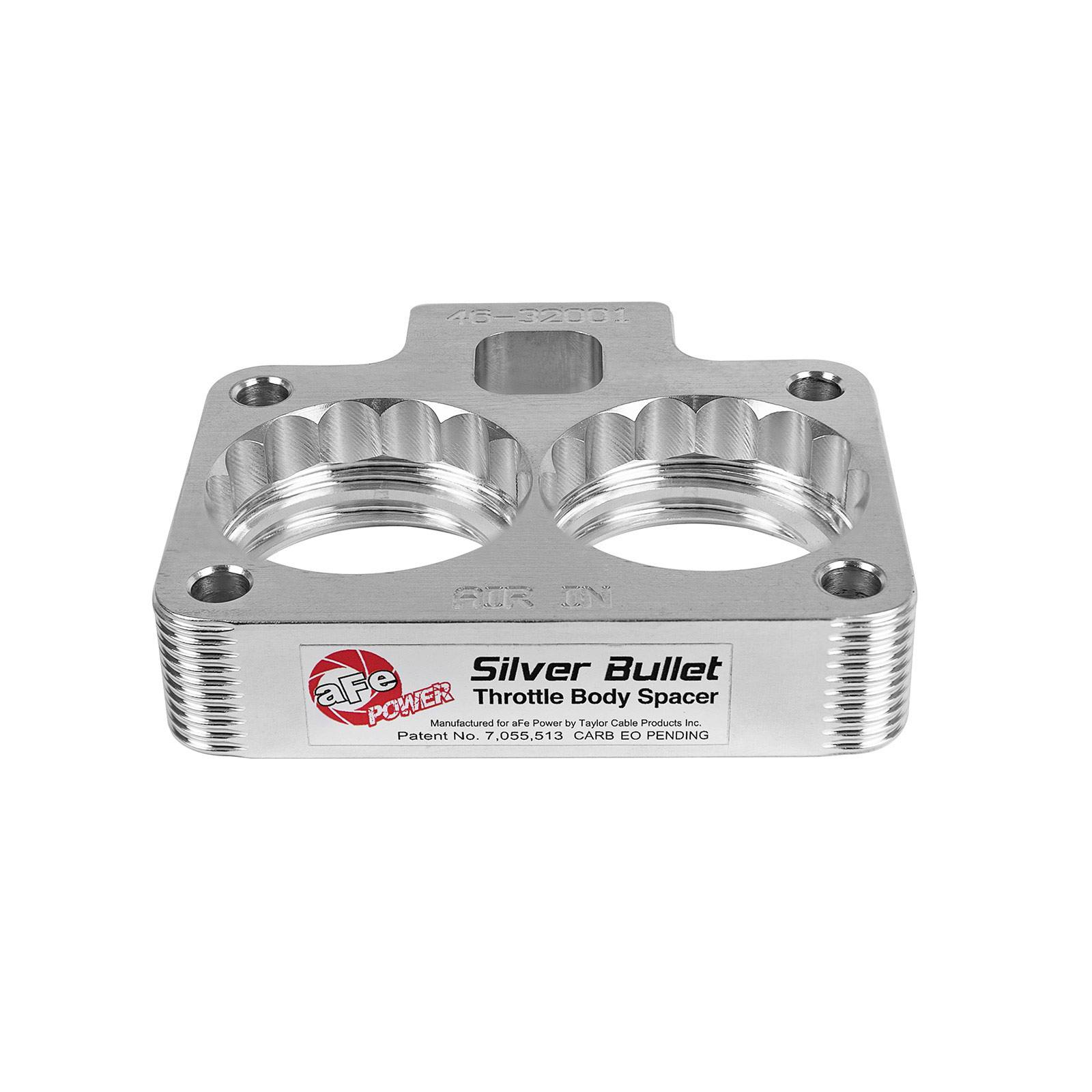 aFe Power AFE-46-32001 Silver Bullet Throttle Body Spacer Kit Dodge Trucks 94-01 V8-5.2L/5.9L - Image 3