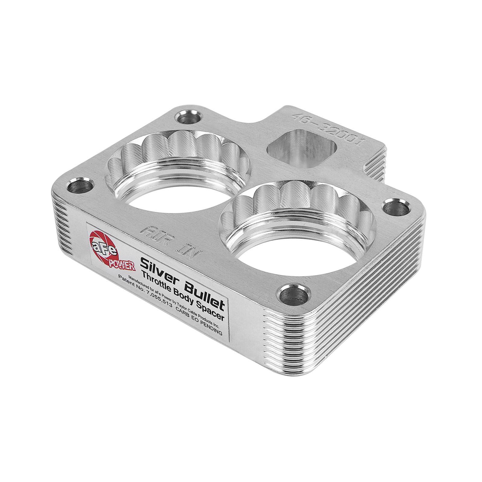 aFe Power AFE-46-32001 Silver Bullet Throttle Body Spacer Kit Dodge Trucks 94-01 V8-5.2L/5.9L