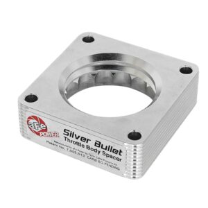aFe Power AFE-46-36008 Silver Bullet Throttle Body Spacer Kit Nissan 350Z 03-06/Alitima 03-05/Infiniti G35 03-07 V6-3.5L (VQ35DE)