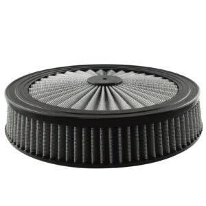 aFe Power AFE-18-31423 Magnum FLOW T.O.P. Universal Round Racing Air Filter w/ Pro DRY S Media 14 IN OD x 3 IN H