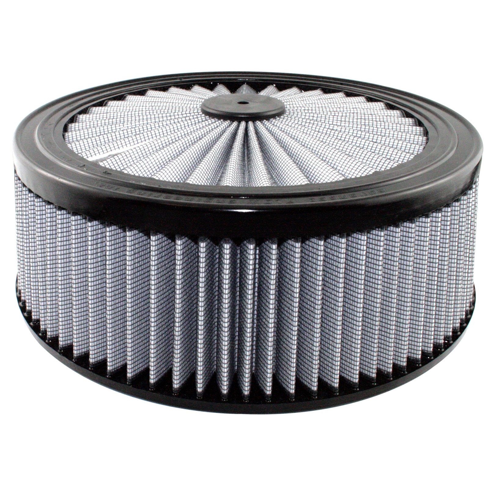 aFe Power AFE-18-31425 Magnum FLOW T.O.P. Universal Round Racing Air Filter w/ Pro DRY S Media 14 IN OD x 5 IN H