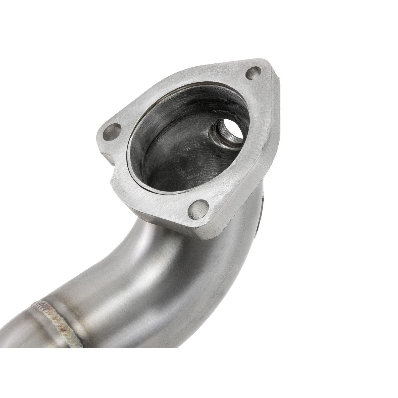 aFe Power AFE-48-36318-1HC Twisted Steel Down Pipe 2-1/2 IN 304 Stainless Steel w/ Cat MINI Cooper S (R56) 07-15 L4-1.6L (t) N14/N18 - Image 3