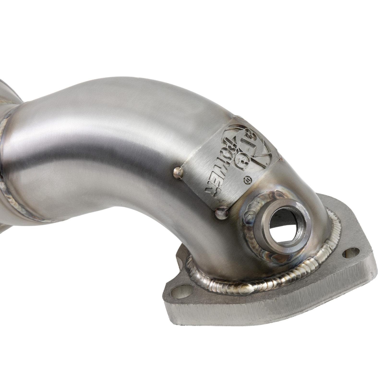 aFe Power AFE-48-36318-1HC Twisted Steel Down Pipe 2-1/2 IN 304 Stainless Steel w/ Cat MINI Cooper S (R56) 07-15 L4-1.6L (t) N14/N18 - Image 5