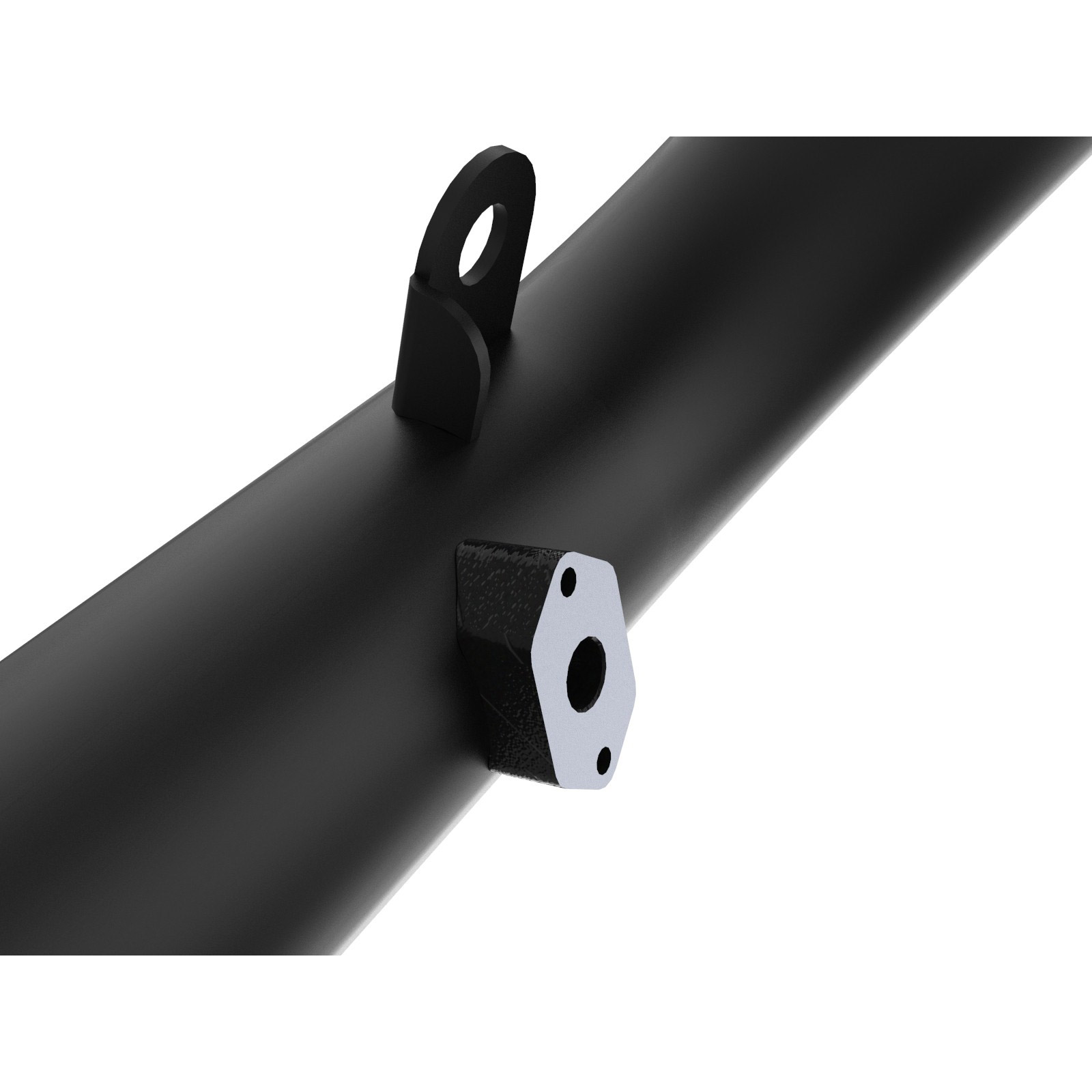 BladeRunner Aluminum Hot and Cold Charge Pipe Kit Black