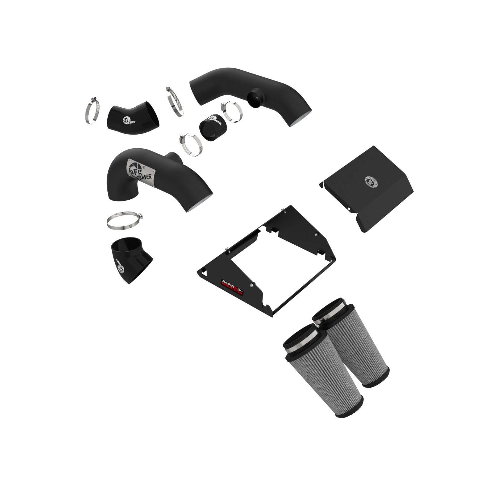 Rapid Induction Cold Air Intake System w/ Pro DRY S Filter