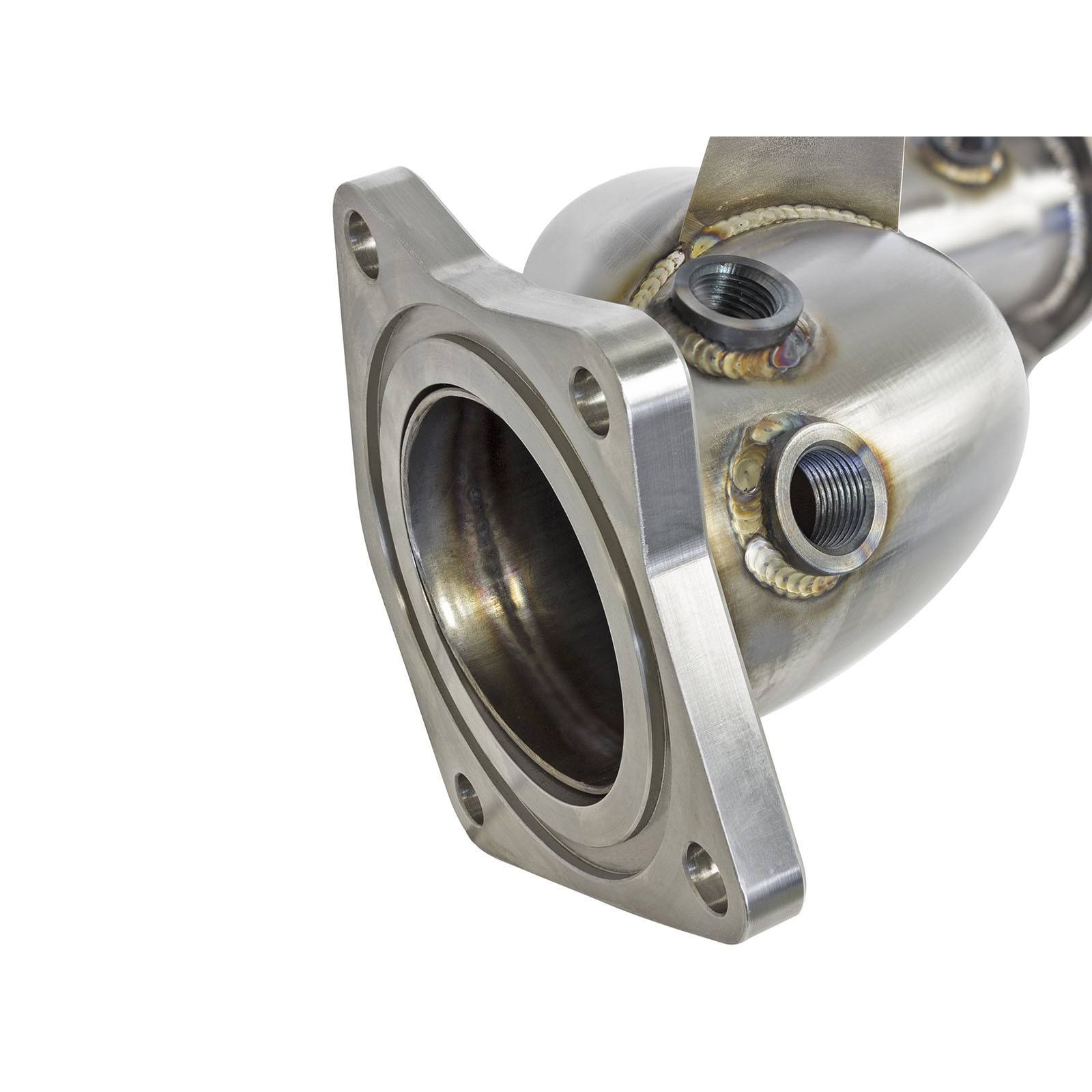 Twisted Steel Down Pipe 3 IN 304 Stainless Steel w/ Cat 48-34126-HC