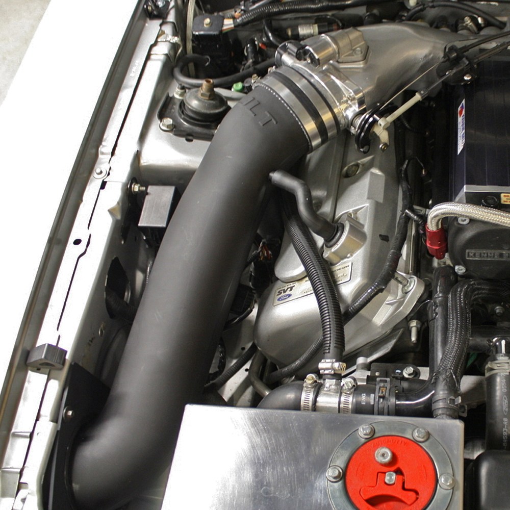 JLT CAI2-12-FMC-0304 12 Inch Cold Air Intake Kit for High Boost Applications 03-04 SVT Mustang Cobra Tuning & SCT MAF 2600 or 3000 Sensor Required