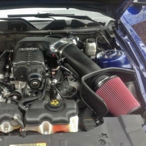 JLT CAIBA-FMG-11 BIG Air Intake 2011-14 Mustang GT with Roush/Whipple/FRPP Supercharger Tuning Required