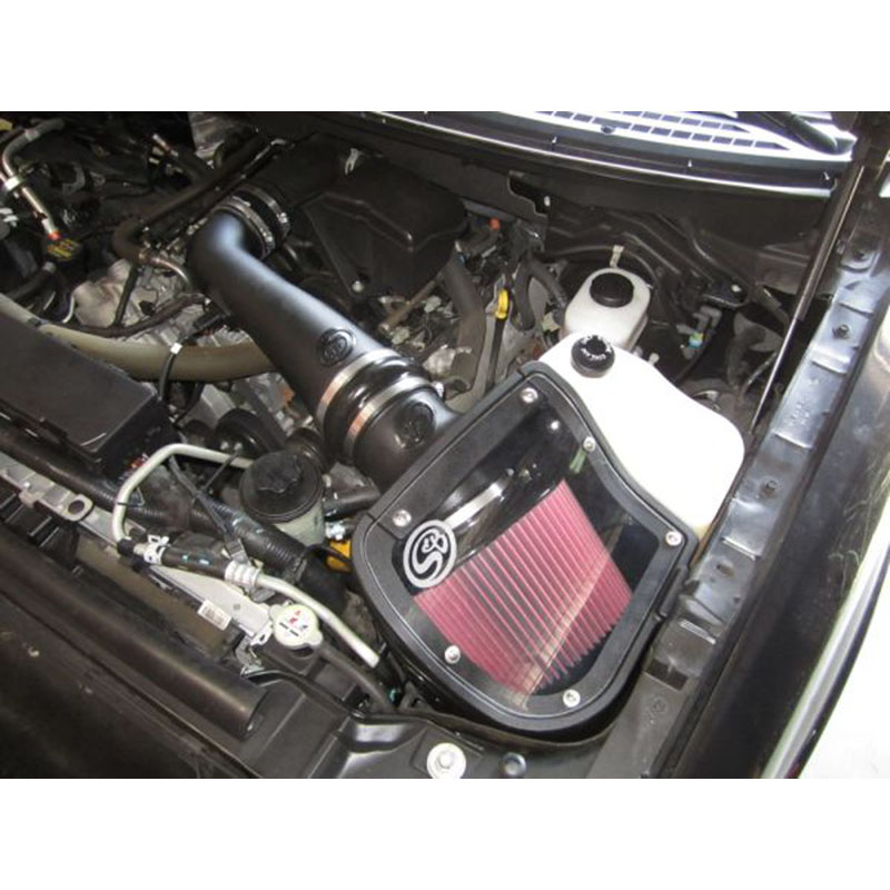 S&B Cold Air Intake For 09-10 Ford F150 V8-5.4L Extendable White