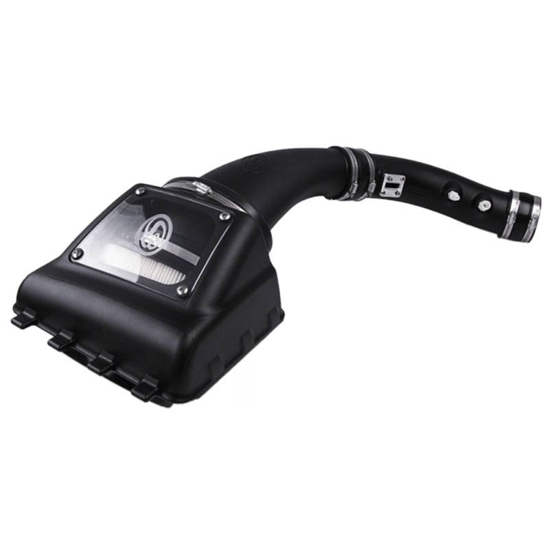 S&B 75-5077D Cold Air Intake For 10-16 Ford F150 V8-6.2L Raptor Dry Dry Extendable White