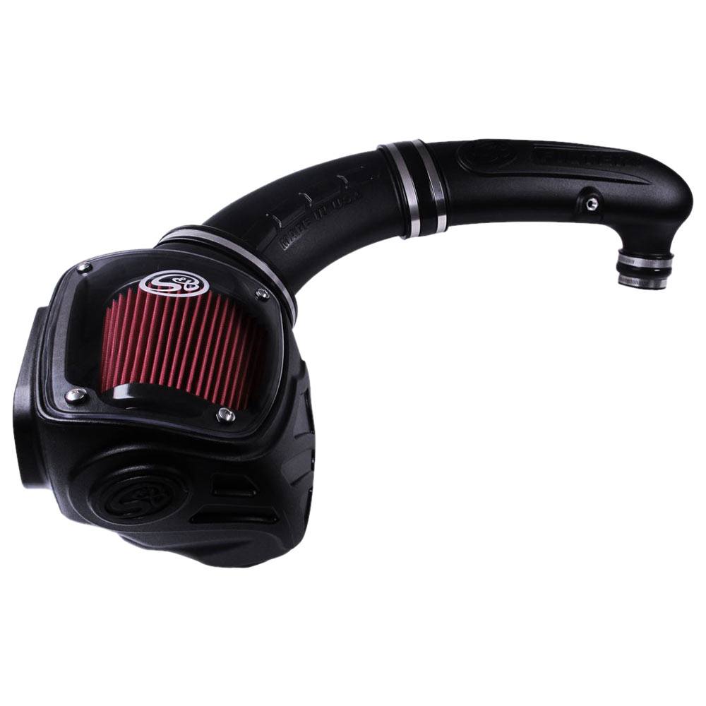 S&B 75-5079 Cold Air Intake For 97-06 Jeep Wrangler TJ L6-4.0L Oiled Cotton Cleanable Red