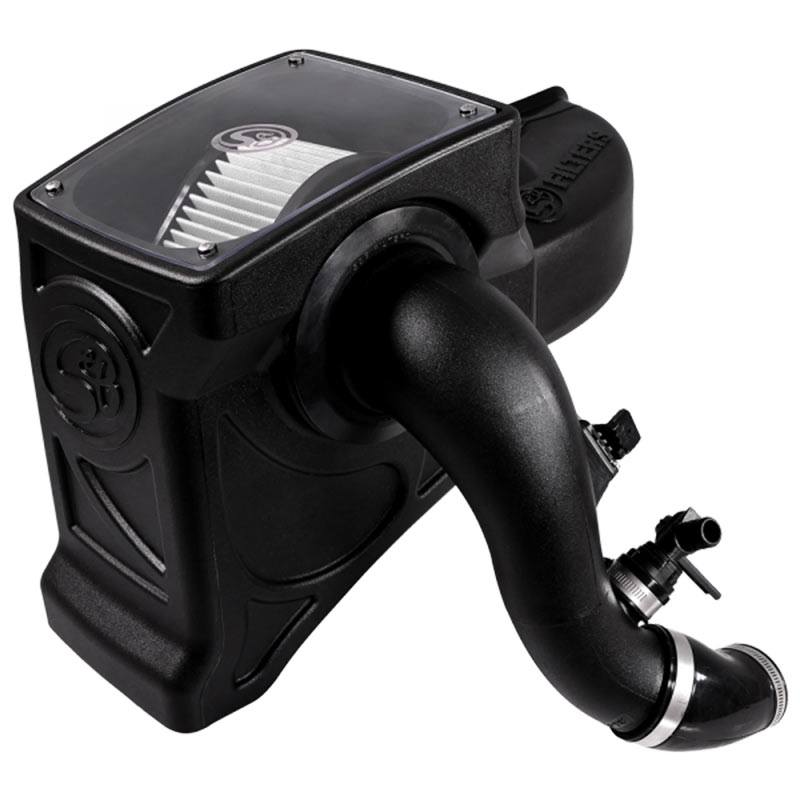 S&B 75-5086D Cold Air Intake For 16-19 Chevrolet Colorado GMC Canyon 2.8L Duramax Dry Dry Extendable White