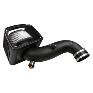 S&B 75-5091D Cold Air Intake For 07-10 Chevrolet Silverado GMC Sierra V8-6.6L LMM Duramax Dry Extendable White