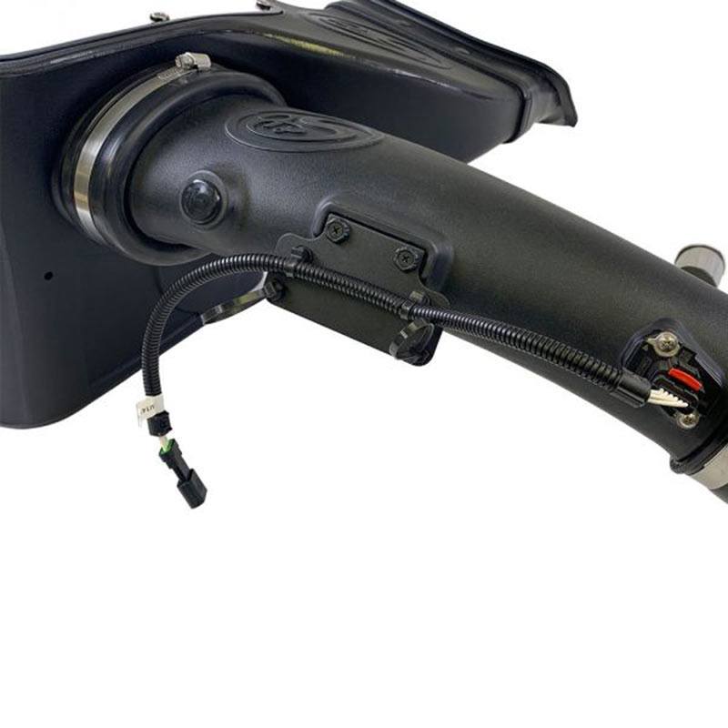 S&B Cold Air Intake For 18-19 Ford F150 3.0L Powerstroke Diesel Extendable White