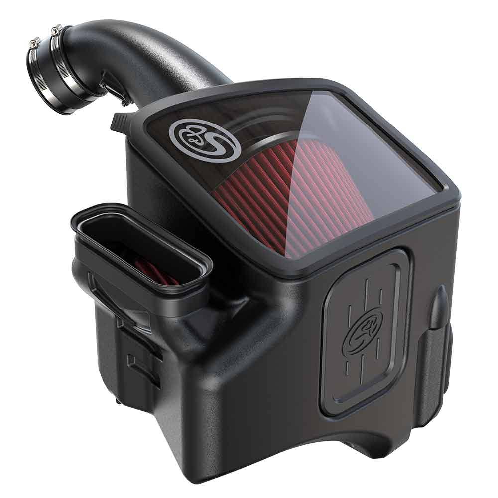 S&B 75-5136 Cold Air Intake For 20-21 Chevrolet Silverado GMC Sierra V8-6.6L L5P Duramax Cotton Cleanable