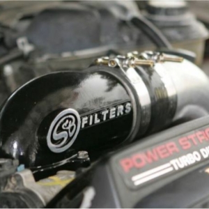 S&B 76-1003B Intake Elbow 90 Degree With Cold Side Intercooler Piping and Boots For 03-04 Ford Powerstroke 6.0L